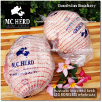 Lamb LEG BONELESS frozen whole cuts +/- 3 kg/pc (price/kg) brand Australia MIDFIELD